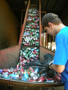 Reciclaje de latas de aluminio
