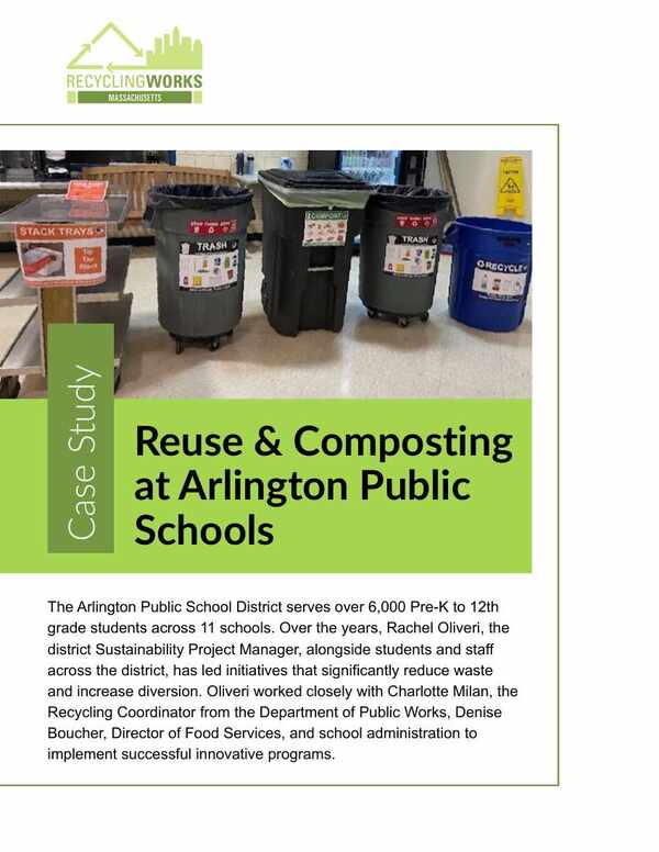 Reuse & Composting at Arlington Public Schools